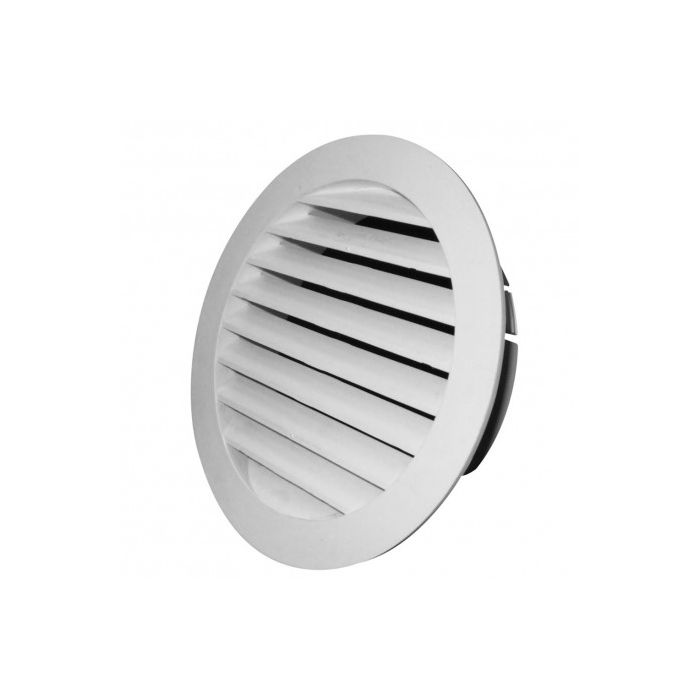 Manrose Round Fixed External Louvered Grilles V100RDG