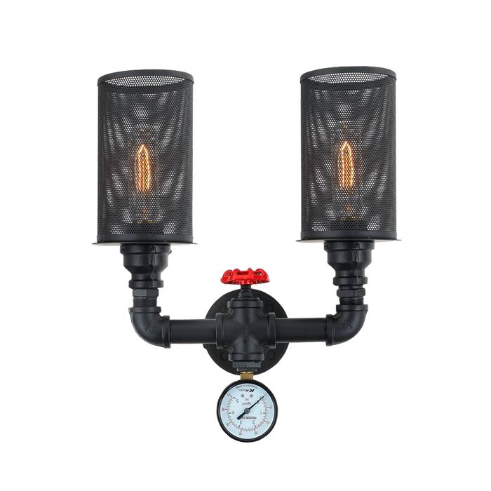 VENETO SERIES WALL LAMP 2*ES 60W BLK IRON VENETO-W2 CLA LIGHTING 