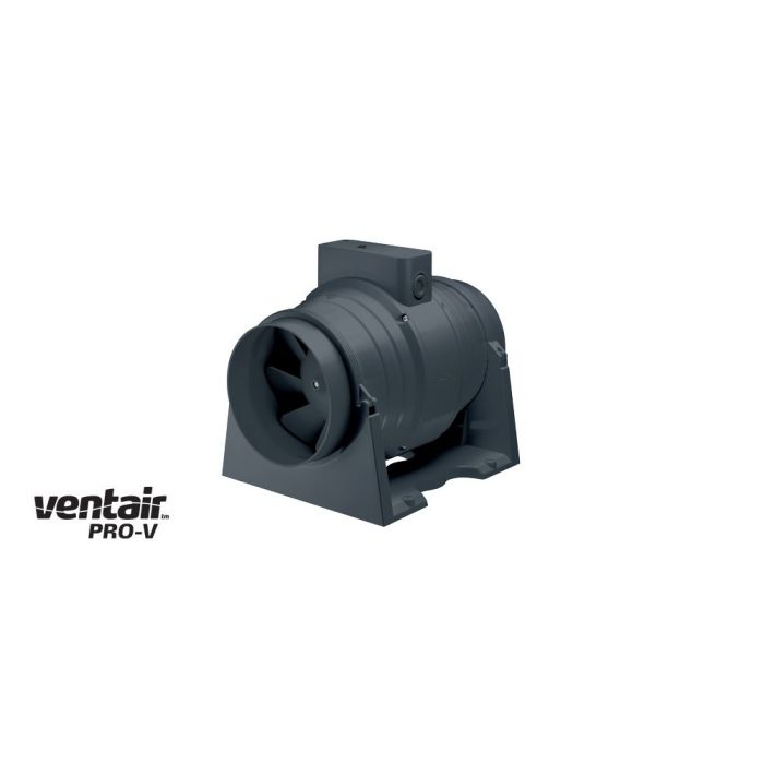 MIXFLOW 100 - Pro-V 100mm High Power Mixed Flow In-Line Exhaust Fan VMFIL100 Ventair