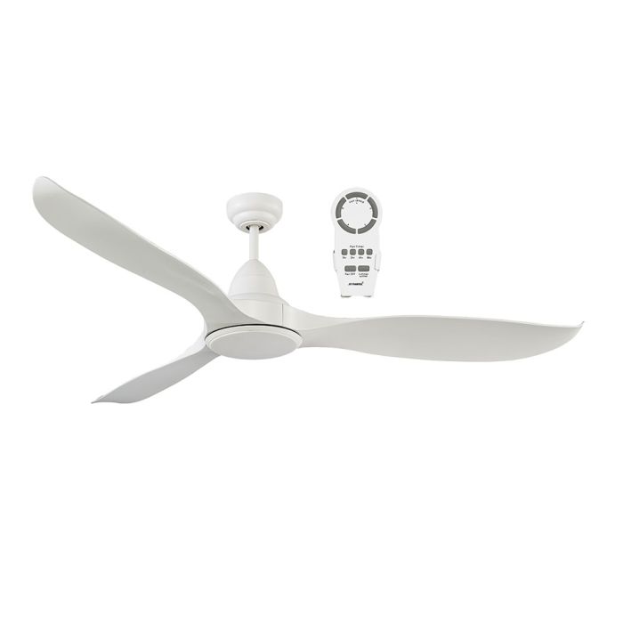 Wave 52" Ceiling Fan with CCT LED Light White MWF1333WSR