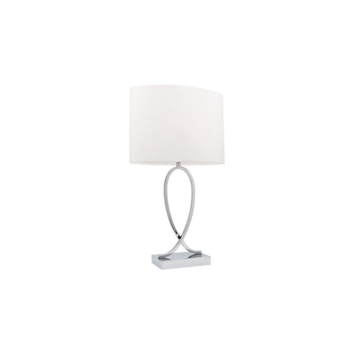 Campbell Touch Table Lamp Small White - A28711SWHT