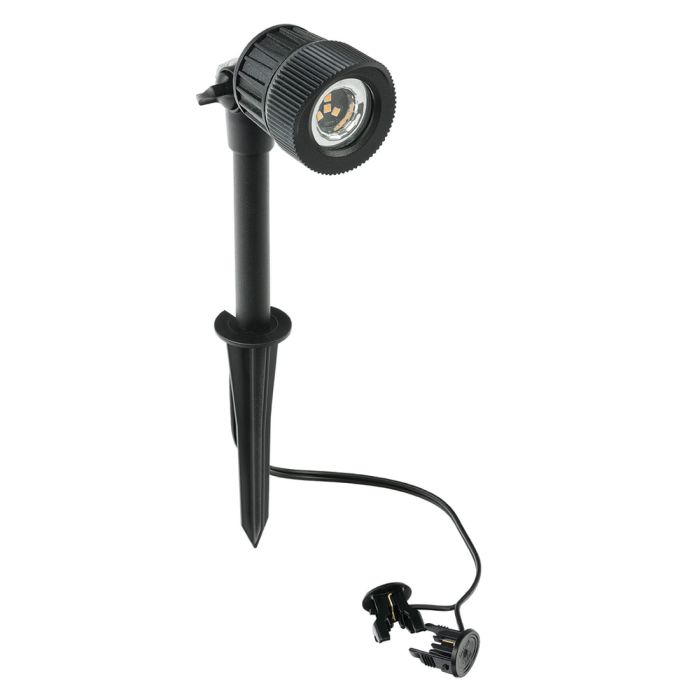 PINNACLE 12V LED GARDEN SPOTLIGHT - BLACK - 19921/06