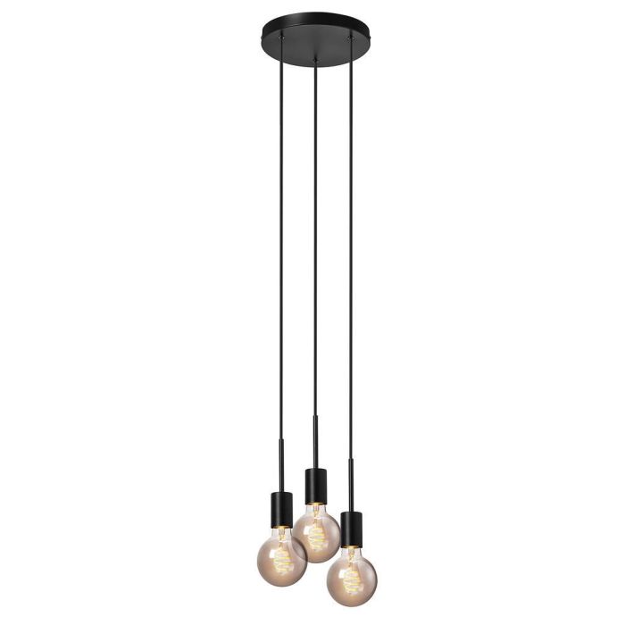 Paco Pendant 3Susp. Black E27 - 2112063003