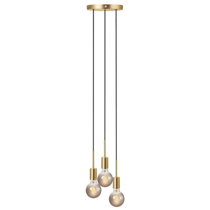 Paco Pendant 3Susp. Brass E27 - 2112063035