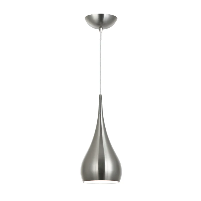 ZARA Satin Nickel Modern Bell Shape Pendant Lights ZARA3A