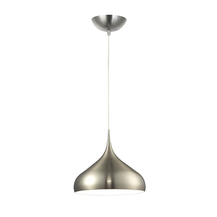 ZARA Satin Nickel Modern Dome Shape Pendant Lights ZARA8A