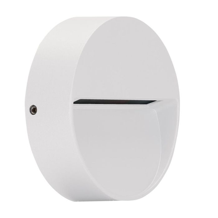 Zeke Round 4W 240V LED Surface Mounted Step Light White / Warm White - 19704