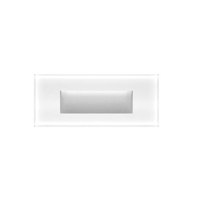 Zone 5W LED 240V Rectangular Recessed Light / Warm White - 19724	