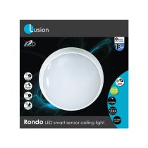 LUSION 18W RONDO DIMMABLE C/W SENSOR 4000K LUS51050