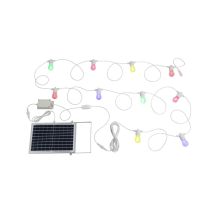 FESTOON 2 SOLAR KIT 10XE27 12V MULTI-COLOUR WHITE 205896N