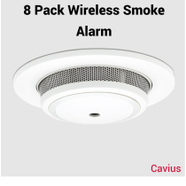 Cavius wireless smoke alarm 8 pack