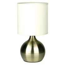 LOTTI TOUCH LAMP ANTIQUE BRASS