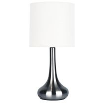 LOLA TOUCH LAMP BRUSHED CHROME