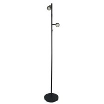 DAXAM LED TWIN FLOOR LAMP BLACK