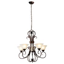 GASTON 5LT UP PENDANT BRONZE