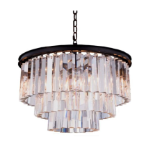 CARTER SINGLE 1 LIGHT CHROME PENDANT LARGE WITH OPAL SHADE 1000133, 