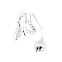 FLEX MOULDED PLUGTOP WHITE 2m DbIns