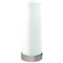 PEPE ROUND TOUCH LAMP Opal Matt / Br Chr