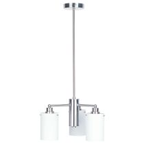 ZEST 3LT PENDANT BR. CHROME / OPAL MATT