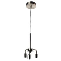 SHADE SUSPENSION 3 LIGHT BRUSHED CHROME