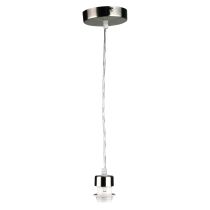 PARTI CORD SUSPENSION BR.CHROME w/CLEAR E27