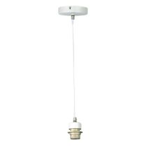 PARTI CORD SUSPENSION WHITE w/ WHITE FLEX E27