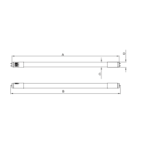 151003, SupValue Tri-CCT T8 PC Tube 5FT, Energetic Lighting