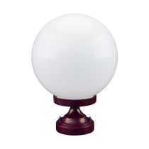 Siena 25cm Sphere CTC Pillar Mount Light Burgundy - 15544