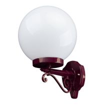 Siena 25cm Sphere Wall Light Burgundy - 15574	