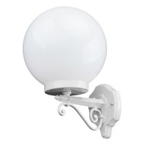 Siena 25cm Sphere Wall Light White - 15577