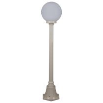 Siena 25cm Sphere Short Post Light White - 15578