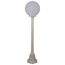 Siena 30cm Sphere Short Post Light Beige - 15584	