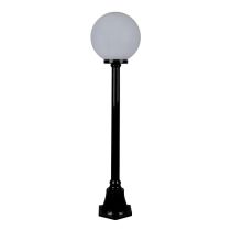 Siena 30cm Sphere Short Post Light Black - 15585