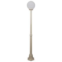 Siena 25cm Sphere Medium Post Light Beige - 15590	