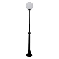 Siena 25cm Sphere Medium Post Light Black - 15591