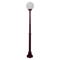 Siena 25cm Sphere Medium Post Light Burgundy - 15592	