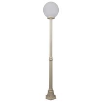 Siena 30cm Sphere Medium Post Light Beige - 15596	