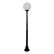 Siena 30cm Sphere Medium Post Light Black - 15597	