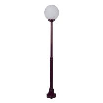 Siena 30cm Sphere Medium Post Light Burgundy - 15598	