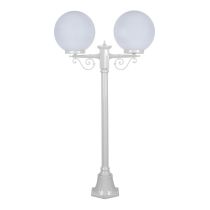 Siena Twin 30cm Spheres Short Post Light White - 15649	