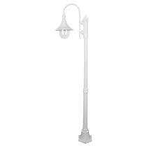 Monaco Single Head Medium Post Light White - 15835