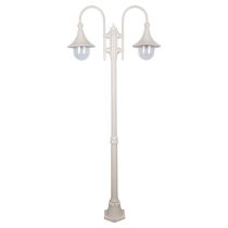 Monaco Twin Head Medium Post Light Beige - 15836	