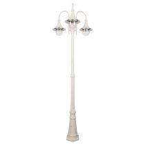 Monaco Triple Head Tall Post Light Beige - 15854	