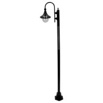 Monaco Single Head Plain Post Light Black - 15873