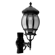 Vienna Upward Wall Light Large Black - 15987	