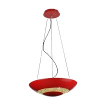 RED GLOSS LED PENDANTS PRISM-R