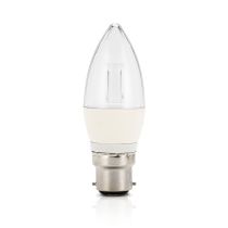 GLOBE CANDLE LED 4W 250LM 3000K CLEAR B22 NON-DIMMABLE (18546) BRILLIANT LIGHTING