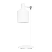 SYPHON METAL TABLE LAMP - WHITE 18985/05 BRILLIANT LIGHTING