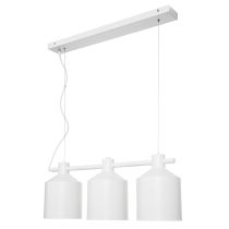 SYPHON 3 LIGHT INDUSTRIAL PENDANT - WHITE 18989/05 BRILLIANT LIGHTING