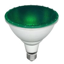 COLOURED - PAR38 LED E27 15W GREEN (NON-DIMMABLE)-19705/04